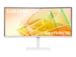 Samsung ViewFinity S6 S34C650TAU - S65TC Series - LED monitor - curved - 34" - 3440 x 1440 UWQHD @ 100 Hz - VA - 350 cd/m² - 3000:1 - HDR10 - 5 ms - 2x Thunderbolt 4, HDMI, DisplayPort - speakers - warm white