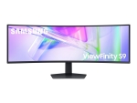 Samsung ViewFinity S9 S49C950UAU - S95UC Series - LED monitor - curved - 49" - 5120 x 1440 Dual Quad HD @ 120 Hz - VA - 350 cd/m² - 3000:1 - DisplayHDR 400 - 5 ms - 2xHDMI, DisplayPort, USB-C - speakers - black