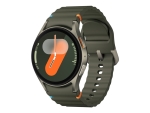 Samsung Galaxy Watch7 - 40 mm - smart watch with sport band - rubber - band size: S/M - display 1.3" - 32 GB - LTE, NFC, Wi-Fi, Bluetooth - 4G - 28.9 g - green