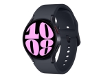 Samsung Galaxy Watch6 - 40 mm - smart watch with sport band - graphite - band size: S/M - display 1.3" - 16 GB - LTE, NFC, Wi-Fi, Bluetooth - 4G - 28.7 g - graphite