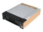 StarTech.com 5.25 in Rugged SATA Hard Drive Mobile Rack Drawer - Aluminum Removable Hard Drive Bay (DRW150SATBK) - storage mobile rack