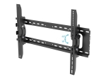 StarTech.com Flat Screen TV Wall Mount - Tilting - Supports 32" to 75" TVs - Steel - VESA TV Mount - Monitor Wall Mount (FLATPNLWALL) mounting kit - for flat panel - black