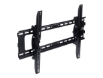 StarTech.com Flat Screen TV Wall Mount - Tilting - Supports 32" to 75" TVs - Steel - VESA TV Mount - Monitor Wall Mount (FLATPNLWALL) mounting kit - for flat panel - black