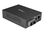 StarTech.com Singlemode (SM) SC Fiber Media Converter for 10/100/1000 Network, 10km, Gigabit Ethernet, 1310nm, w/ Auto Negotiation, Gigabit Ethernet to Single Mode (SMF) SC Fiber Converter - Ethernet Over Fiber (MCMGBSCSM10) - fibre media converter - 10Mb