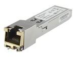 StarTech.com Juniper SFP-1GE-FE-E-T Compatible SFP Module, 1000BASE-T, SFP to RJ45 Cat6/Cat5e, 1GE Gigabit Ethernet SFP, RJ-45 (Copper) 100m, 1Gbps/1000Mb Mini GBIC Transceiver SFP Module - Lifetime Warranty (SFP1GEFEETST) - SFP (mini-GBIC) transceiver mo