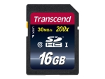 Transcend - flash memory card - 16 GB - SDHC