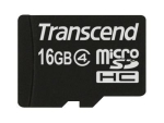 Transcend - flash memory card - 16 GB - microSDHC