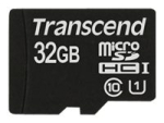 Transcend - flash memory card - 32 GB - microSDHC