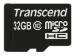 Transcend - flash memory card - 32 GB - microSDHC