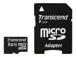 Transcend Premium - flash memory card - 8 GB - microSDHC