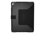 UAG Case for iPad 10.2-in (9/8/7 Gen, 2021/2020/2019) - Scout w/ Folio Black - flip cover for tablet