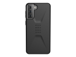 UAG Rugged Case for Samsung Galaxy S21 Plus 5G [6.7-inch] - Civilian Black - back cover for mobile phone