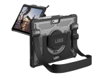 UAG Case for Microsoft Surface Go 3/Go 2/Go [10.5-inch] w/ Handstrap - Plasma Ice - back cover for tablet