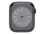 Apple Watch Series 8 (GPS + Cellular) - 45 mm - midnight aluminium - smart watch - 32 GB - Wi-Fi, LTE, Bluetooth, UWB - 4G - 39.1 g - demo