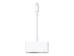 Apple - Adapter cable - VGA - Lightning male to 15 pin D-Sub (DB-15) female