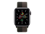 Apple Watch SE (GPS + Cellular) - 40 mm - space grey aluminium - smart watch with sport loop - woven nylon - tornado/grey - wrist size: 130-200 mm - 32 GB - Wi-Fi, Bluetooth - 4G - 30.68 g