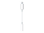 Apple Lightning to 3.5 mm Headphone Jack Adapter - Lightning to headphone jack adapter - Lightning male to mini-phone stereo 3.5 mm female - for Apple iPad/iPhone/iPod (Lightning)