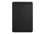 Apple - Protective sleeve for tablet - leather - black - 10.5" - for 10.5-inch iPad Pro