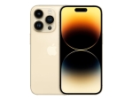 Apple iPhone 14 Pro - 5G smartphone - dual-SIM / Internal Memory 128 GB - OLED display - 6.1" - 2556 x 1179 pixels (120 Hz) - 3x rear cameras 48 MP, 12 MP, 12 MP - front camera 12 MP - gold