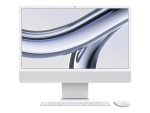 Apple iMac with 4.5K Retina display - All-in-one - M3 - RAM 8 GB - SSD 256 GB - M3 10-core GPU - GigE, 802.11ax (Wi-Fi 6E), Bluetooth 5.3 - WLAN: 802.11a/b/g/n/ac/ax (Wi-Fi 6E), Bluetooth 5.3 - Apple macOS Sonoma 14.0 - monitor: LED 24" 4480 x 2520 (4.5K)