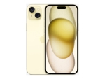 Apple iPhone 15 Plus - 5G smartphone - dual-SIM / Internal Memory 128 GB - OLED display - 6.7" - 2796 x 1290 pixels - 2x rear cameras 48 MP, 12 MP - front camera 12 MP - yellow