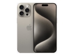 Apple iPhone 15 Pro Max - 5G smartphone - dual-SIM / Internal Memory 256 GB - OLED display - 6.7" - 2796 x 1290 pixels (120 Hz) - 3x rear cameras 48 MP, 12 MP, 12 MP - front camera 12 MP - natural titanium