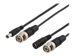 DELTACO video / power cable - 3 m