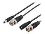 DELTACO video / power cable - 5 m