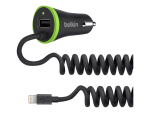 Belkin BOOST UP Universal Car Charger with Lightning Cable car power adapter - USB, Lightning - 17 Watt