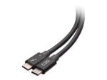 C2G 2.5ft Thunderbolt 4 USB C Cable - USB C to USB C - 40Gbps - M/M - Thunderbolt cable - USB-C to USB-C - 76 cm