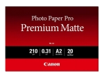 Canon Pro Premium PM-101 - photo paper - smooth matte - 20 sheet(s) - A2 - 210 g/m²