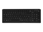 Active Key IndustrialKey AK-7000 - keyboard - small footprint, notebook style, with numpad - QWERTY - UK - black