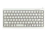 CHERRY Compact-Keyboard G84-4100 - keyboard - German - light grey
