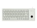 CHERRY Compact-Keyboard G84-4400 - keyboard - German - light grey