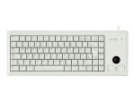 CHERRY Compact-Keyboard G84-4400 - keyboard - Europe - light grey