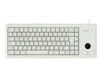 CHERRY Compact-Keyboard G84-4400 - keyboard - German - light grey