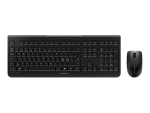 CHERRY DW 3000 - keyboard and mouse set - Pan Nordic - black