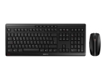 CHERRY STREAM DESKTOP - keyboard and mouse set - Pan Nordic - black