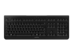 CHERRY KW 3000 - keyboard - QWERTY - Spanish - black Input Device
