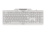 CHERRY KC 1000 SC-Z - keyboard - German - pale grey