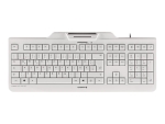 CHERRY KC 1000 SC - keyboard - Pan Nordic - pale grey