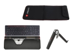 Contour RollerMouse Red Plus Wireless - Travel Kit - keyboard and rollerbar mouse set