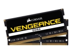 CORSAIR Vengeance - DDR4 - kit - 8 GB: 2 x 4 GB - SO-DIMM 260-pin - 2400 MHz / PC4-19200 - unbuffered