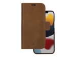 dbramante1928 Lynge - Flip cover for mobile phone - full-grain leather - tan - for Apple iPhone 13