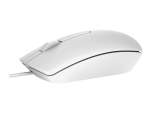 Dell MS116 - mouse - USB - white