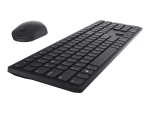Dell Pro KM5221W - keyboard and mouse set - QWERTY - Pan Nordic - black