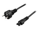 DELTACO DEL-109C - power cable - CEE 7/7 to IEC 60320 C5 - 1 m