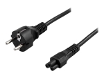 DELTACO DEL-109N - power cable - CEE 7/7 to IEC 60320 C5 - 2 m