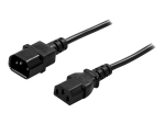 DELTACO - power cable - IEC 60320 C14 to IEC 60320 C13 - 2 m