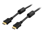 DELTACO HDMI-1050 - HDMI with Ethernet cable - 5 m